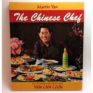 SIGNED Martin Yan The Chinese Chef 1999 6th Printing Yan Can Cook Collectible